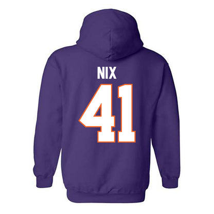 Clemson - NCAA Football : Caleb Nix - Classic Shersey Hooded Sweatshirt