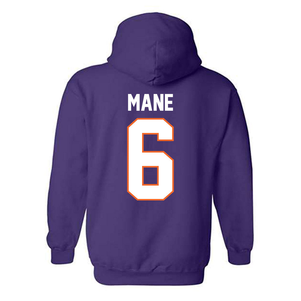 Clemson - NCAA Men's Soccer : Abdou Mane - Classic Shersey Hooded Sweatshirt-1