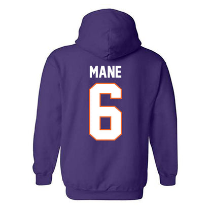Clemson - NCAA Men's Soccer : Abdou Mane - Classic Shersey Hooded Sweatshirt-1