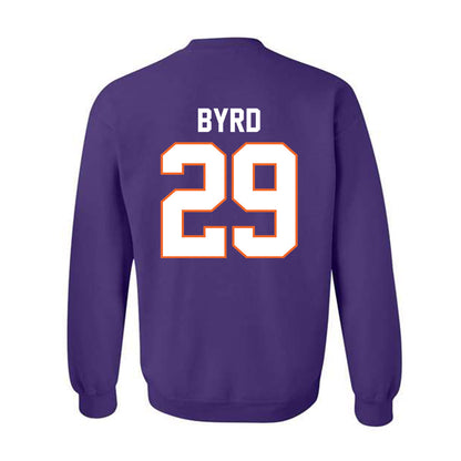 Clemson - NCAA Football : Chase Byrd - Classic Shersey Crewneck Sweatshirt-1