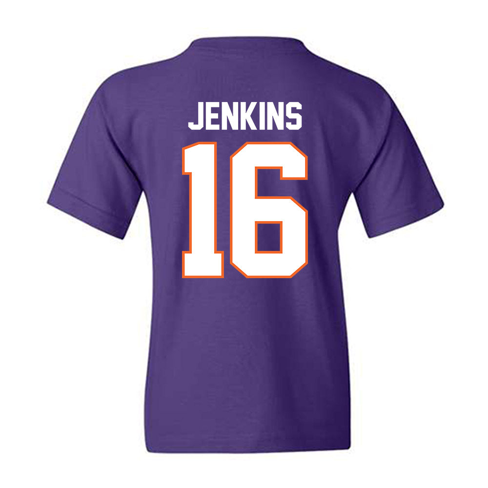 Clemson - NCAA Women's Soccer : Jolie Jenkins - Classic Shersey Youth T-Shirt-1