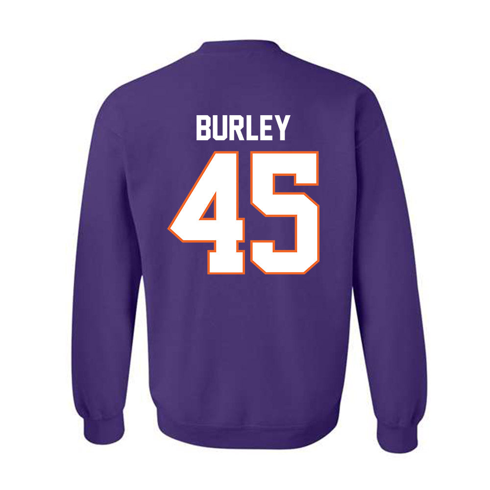 Clemson - NCAA Football : Vic Burley - Classic Shersey Crewneck Sweatshirt-1