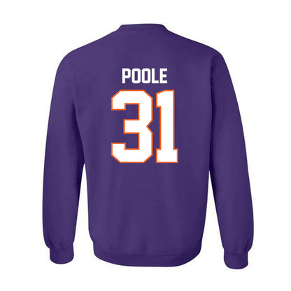 Clemson - NCAA Women's Basketball : Anya Poole - Classic Shersey Crewneck Sweatshirt-1