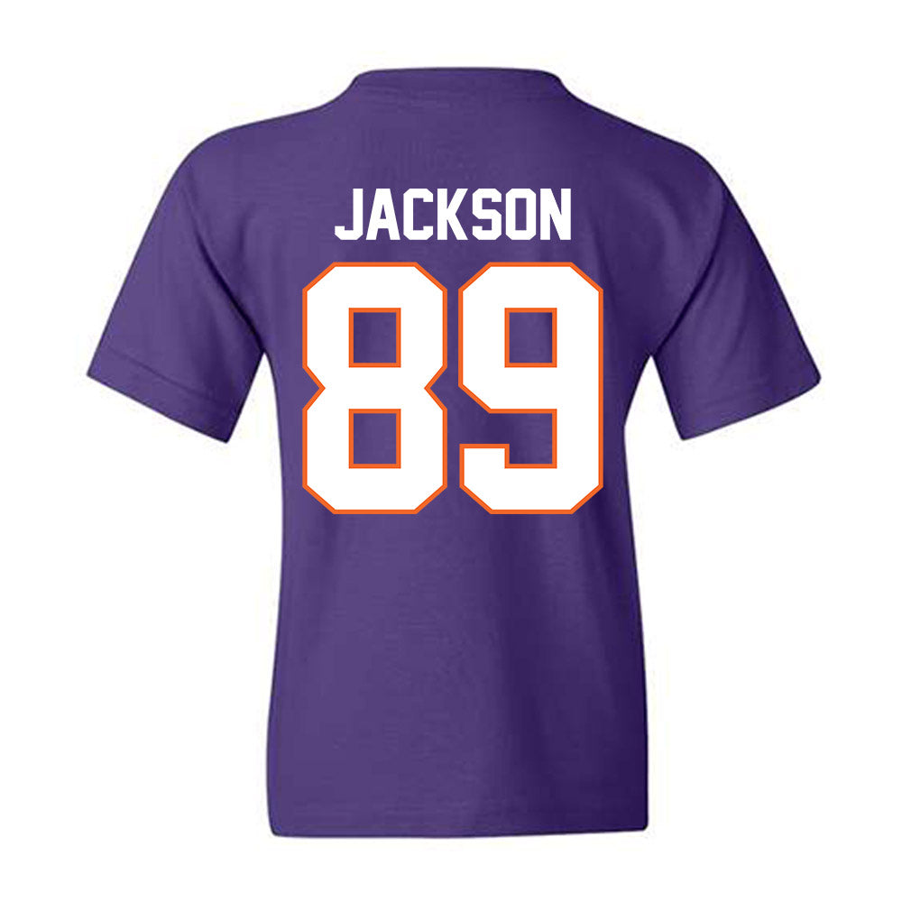 Clemson - NCAA Football : Zach Jackson - Classic Shersey Youth T-Shirt-1