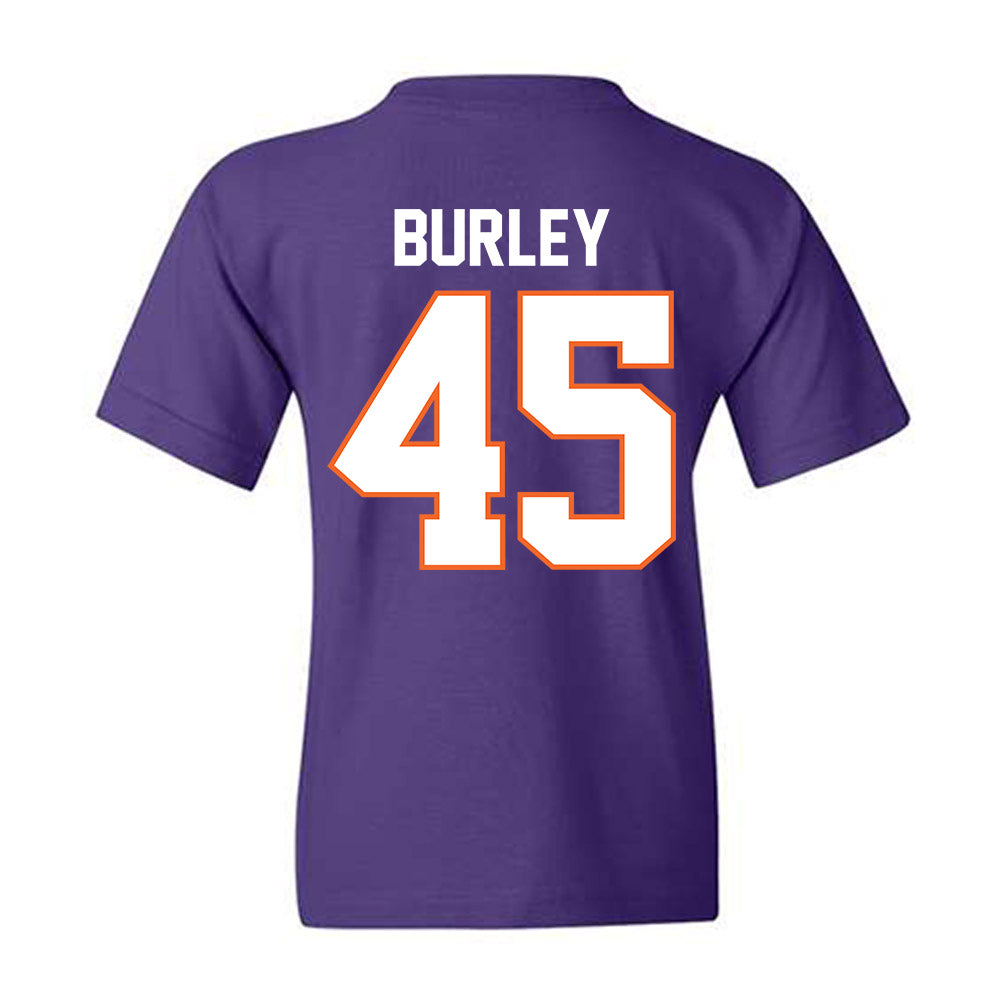 Clemson - NCAA Football : Vic Burley - Classic Shersey Youth T-Shirt-1