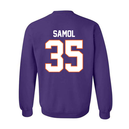 Clemson - NCAA Baseball : Noah Samol - Classic Shersey Crewneck Sweatshirt