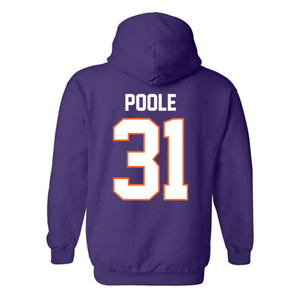 Clemson - NCAA Women's Basketball : Anya Poole - Classic Shersey Hooded Sweatshirt-1