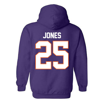 Clemson - NCAA Football : Ricardo Jones - Classic Shersey Hooded Sweatshirt-1