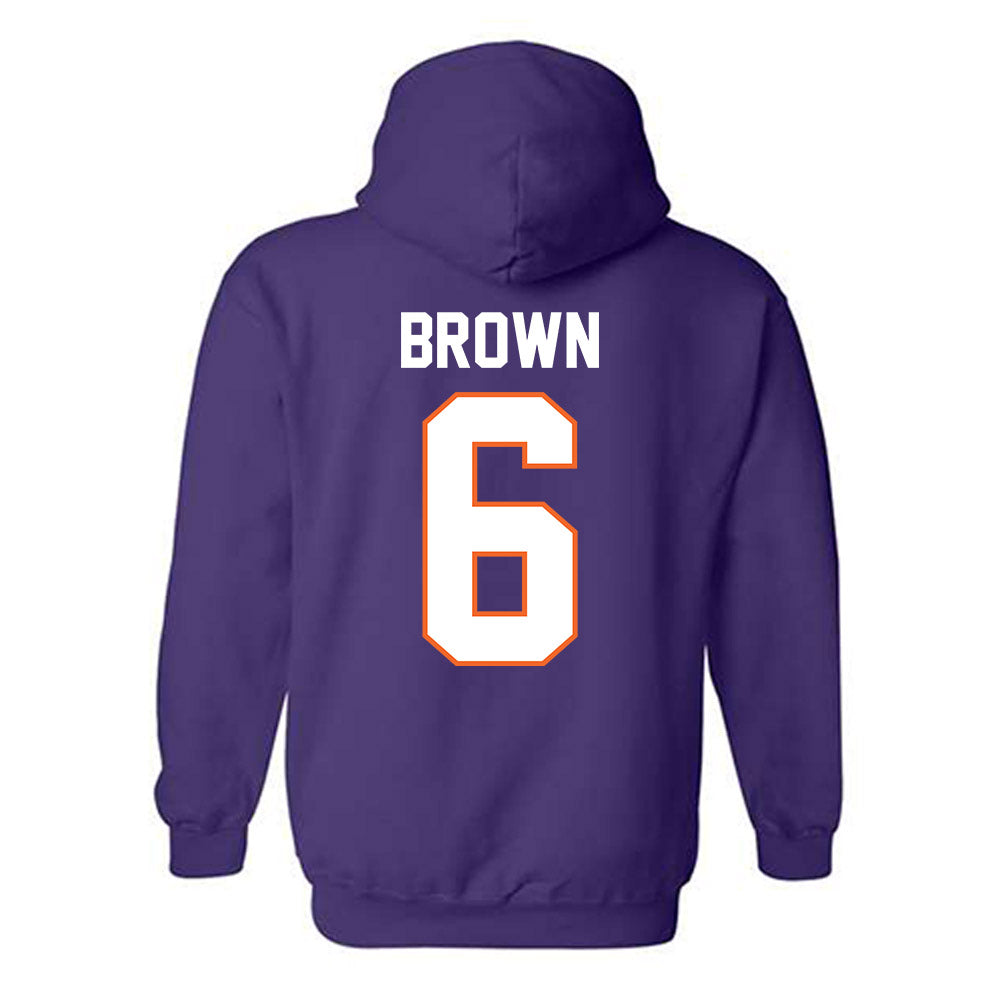 Clemson - NCAA Football : Tyler Brown - Classic Shersey Hooded Sweatshirt-1