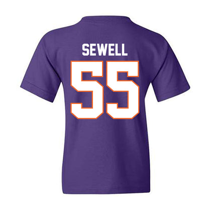 Clemson - NCAA Football : Harris Sewell - Classic Shersey Youth T-Shirt-1