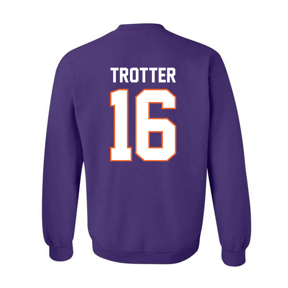 Clemson - NCAA Football : Cade Trotter - Classic Shersey Crewneck Sweatshirt-1