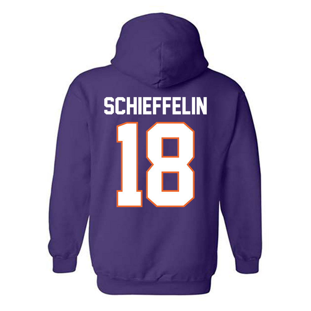 Clemson - NCAA Football : Ian Schieffelin - Classic Shersey Hooded Sweatshirt-1