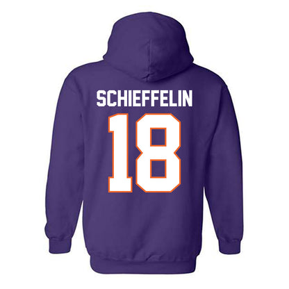 Clemson - NCAA Football : Ian Schieffelin - Classic Shersey Hooded Sweatshirt-1