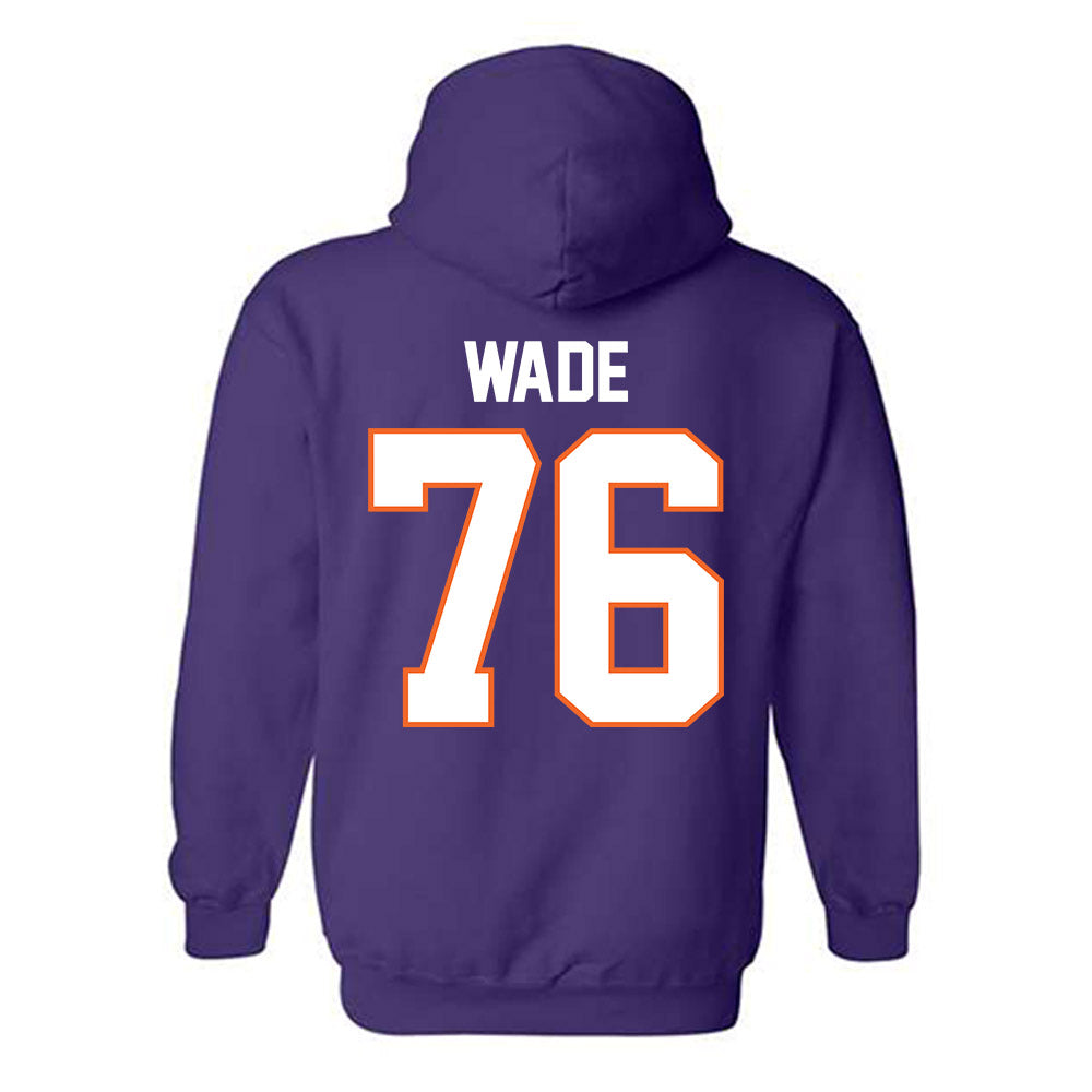 Clemson - NCAA Football : Mason Wade - Classic Shersey Hooded Sweatshirt