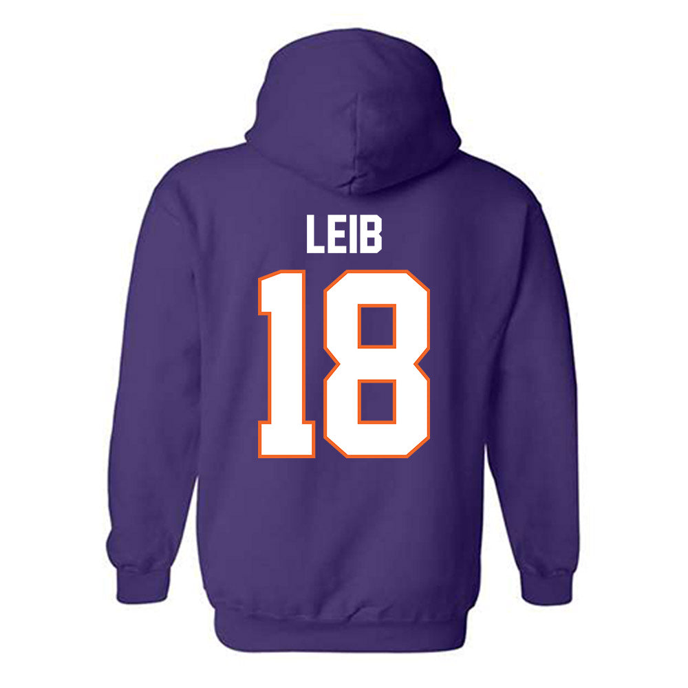 Clemson - NCAA Men's Soccer : Matthias Leib - Classic Shersey Hooded Sweatshirt-1