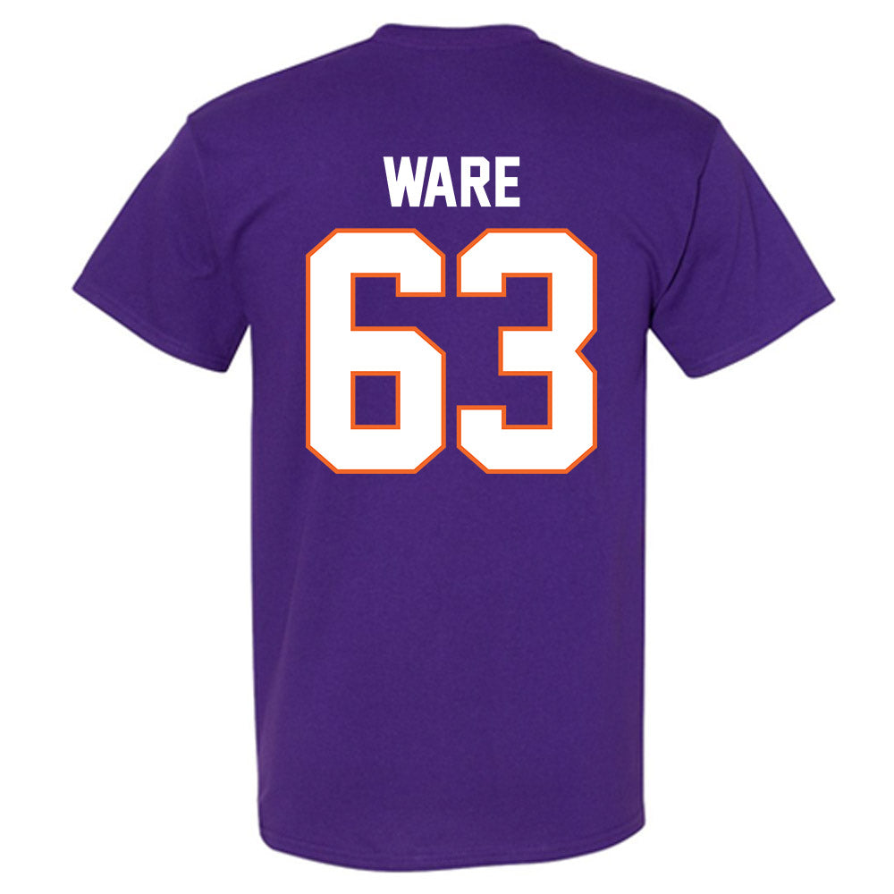 Clemson - NCAA Football : Easton Ware - Classic Shersey T-Shirt-1
