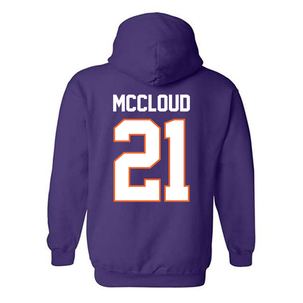Clemson - NCAA Football : Kobe McCloud - Classic Shersey Hooded Sweatshirt-1