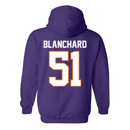 Clemson - NCAA Football : Gavin Blanchard - Classic Shersey Hooded Sweatshirt-1