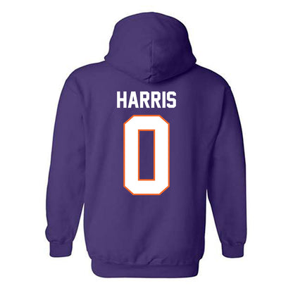 Clemson - NCAA Women's Basketball : Holland Harris - Classic Shersey Hooded Sweatshirt-1