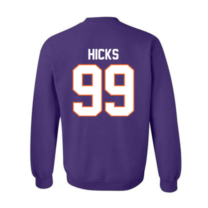 Clemson - NCAA Softball : Corri Hicks - Classic Shersey Crewneck Sweatshirt-1