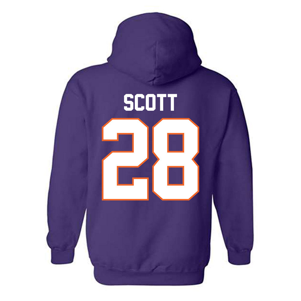 Clemson - NCAA Women's Lacrosse : Teagan Scott - Classic Shersey Hooded Sweatshirt-1