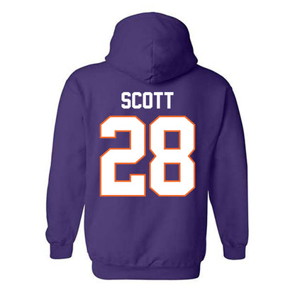 Clemson - NCAA Women's Lacrosse : Teagan Scott - Classic Shersey Hooded Sweatshirt-1