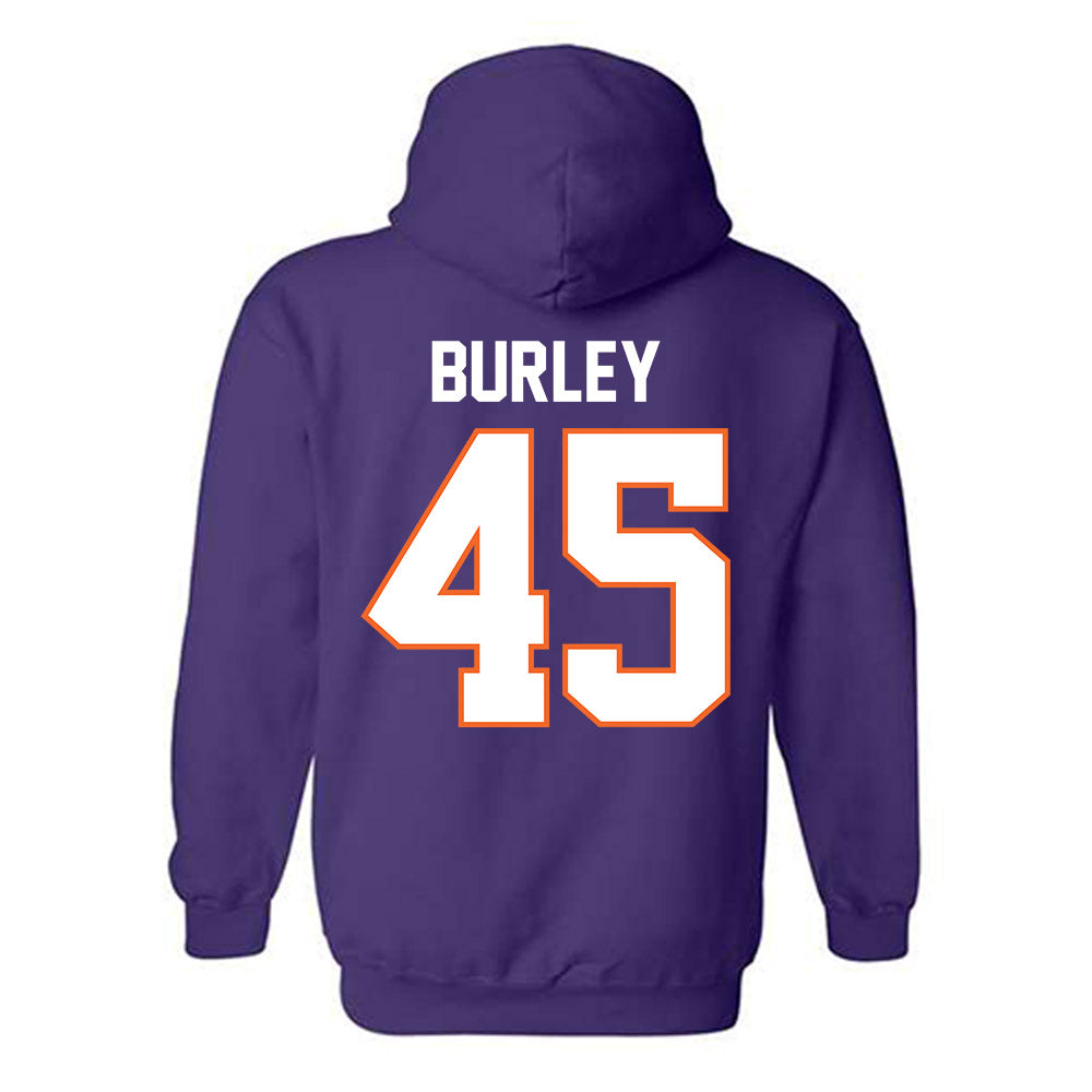 Clemson - NCAA Football : Vic Burley - Classic Shersey Hooded Sweatshirt-1