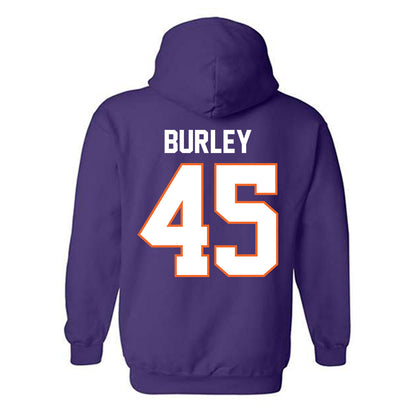 Clemson - NCAA Football : Vic Burley - Classic Shersey Hooded Sweatshirt-1