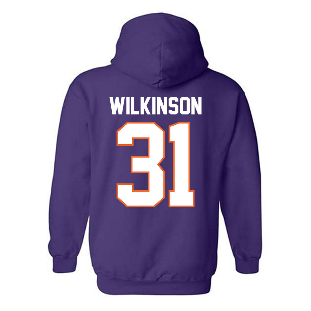Clemson - NCAA Football : Joe Wilkinson - Classic Shersey Hooded Sweatshirt-1