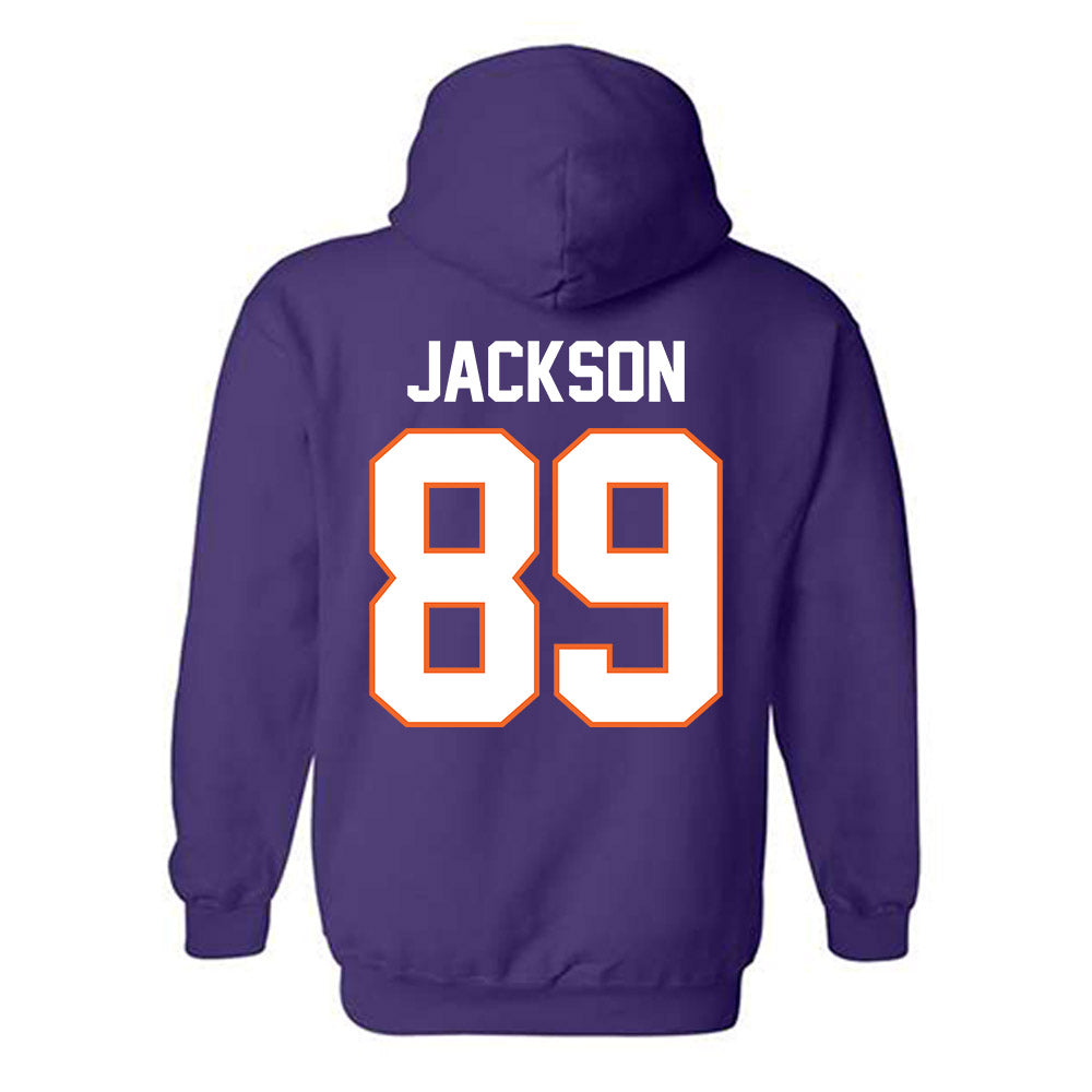 Clemson - NCAA Football : Zach Jackson - Classic Shersey Hooded Sweatshirt-1