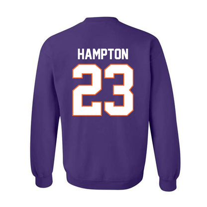 Clemson - NCAA Football : Ashton Hampton - Classic Shersey Crewneck Sweatshirt-1