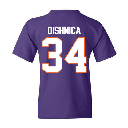 Clemson - NCAA Men's Soccer : Samir Dishnica - Classic Shersey Youth T-Shirt