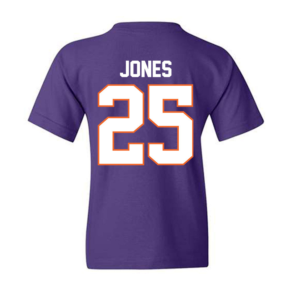 Clemson - NCAA Football : Ricardo Jones - Classic Shersey Youth T-Shirt-1