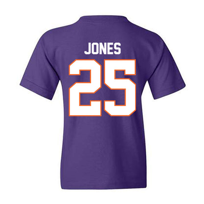 Clemson - NCAA Football : Ricardo Jones - Classic Shersey Youth T-Shirt-1