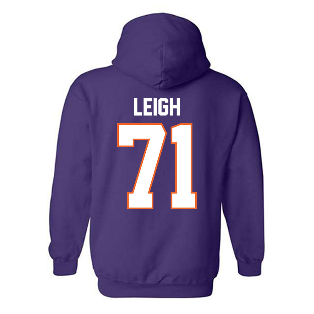 Clemson - NCAA Football : Tristan Leigh - Classic Shersey Hooded Sweatshirt-1