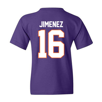 Clemson - NCAA Men's Soccer : Mason Jimenez - Classic Shersey Youth T-Shirt-1