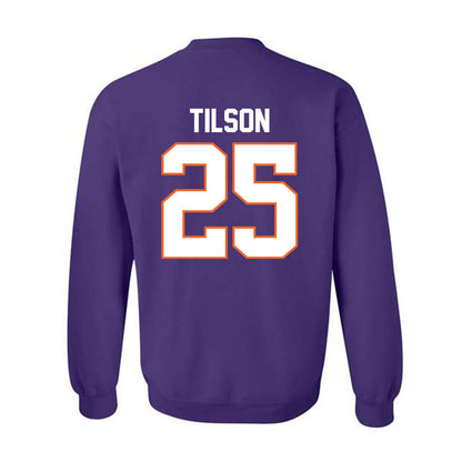 Clemson - NCAA Women's Lacrosse : Emma Tilson - Classic Shersey Crewneck Sweatshirt