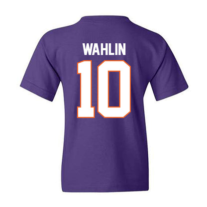 Clemson - NCAA Men's Basketball : Jake Wahlin - Classic Shersey Youth T-Shirt-1