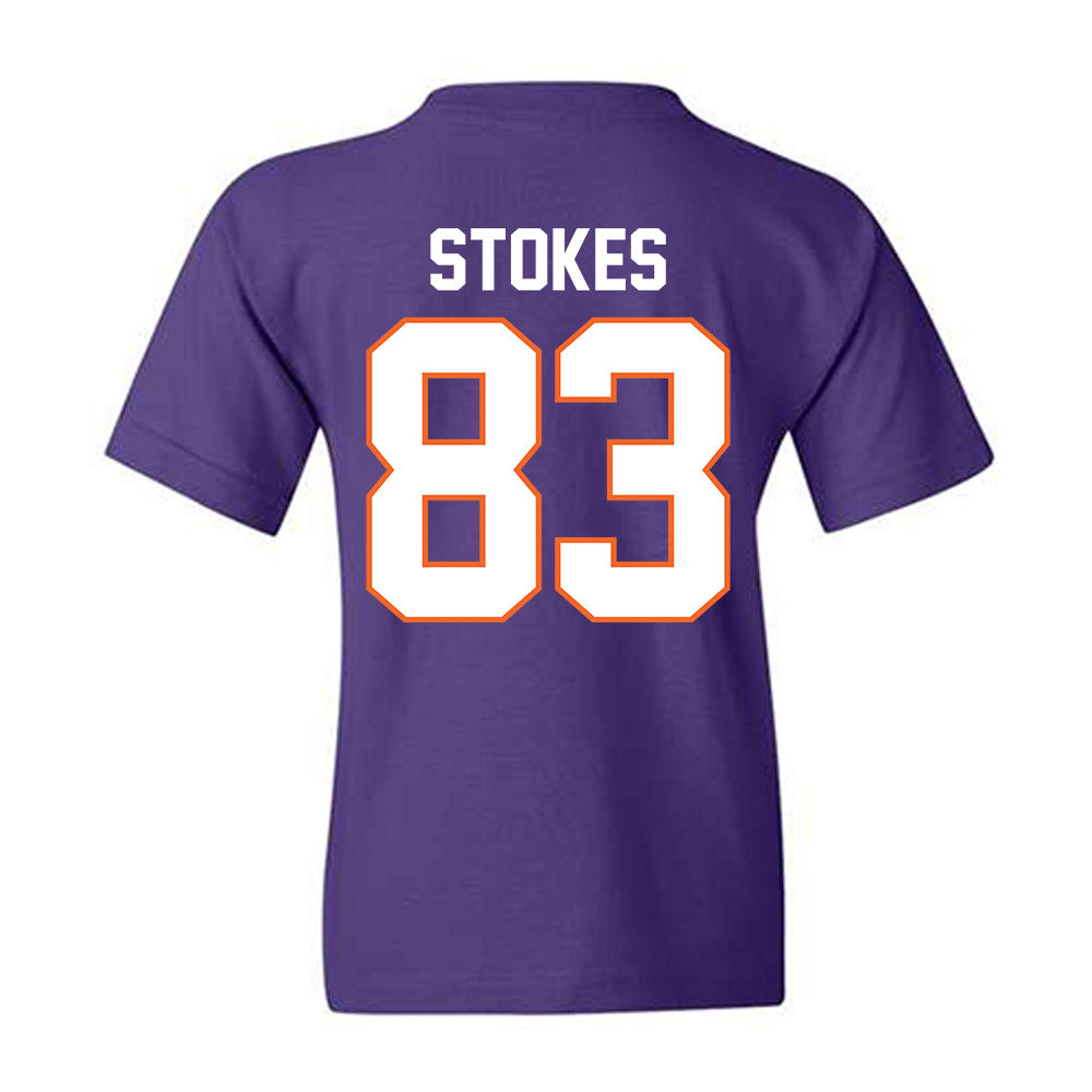 Clemson - NCAA Football : Ethan Stokes - Classic Shersey Youth T-Shirt-1