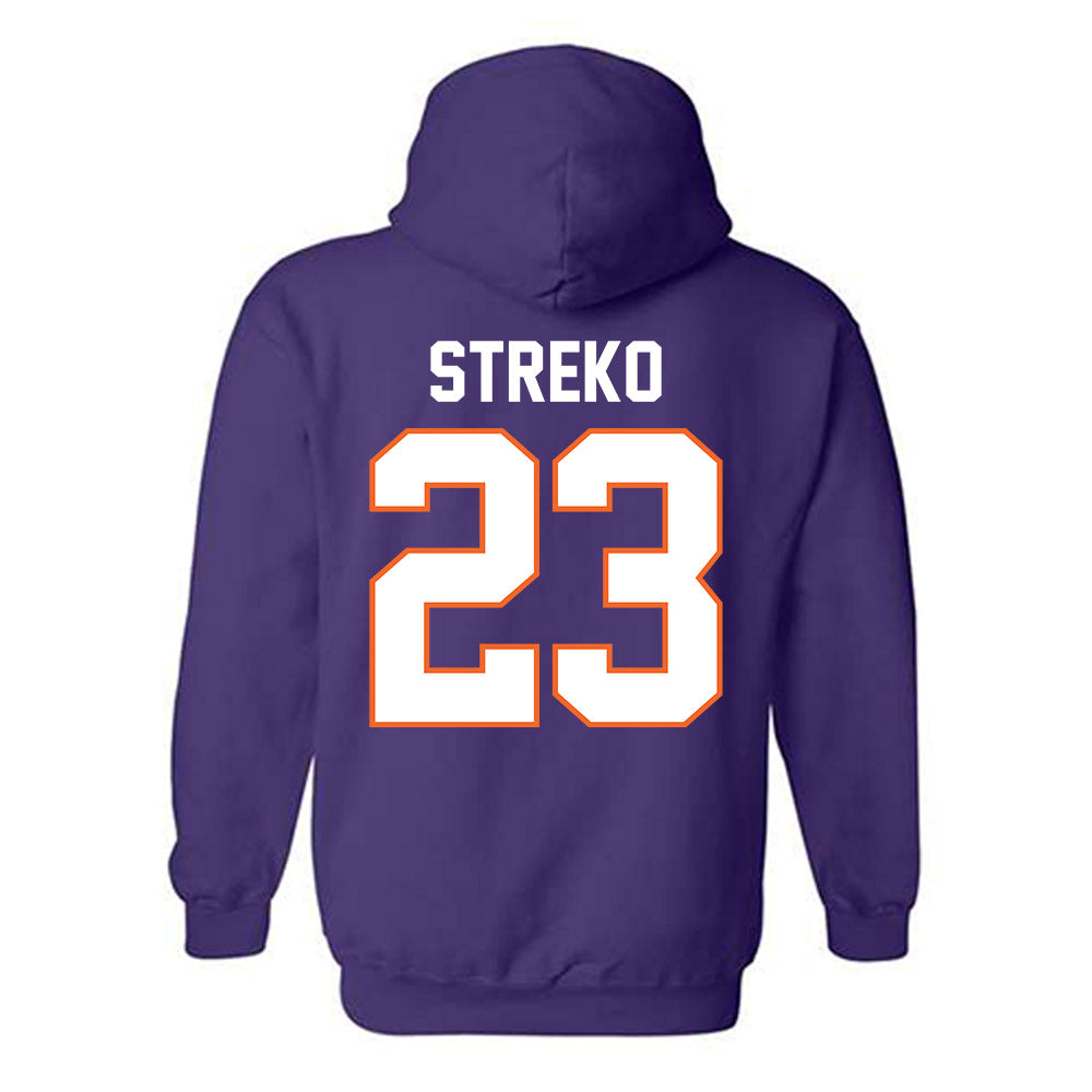 Clemson - NCAA Football : Peyton Streko - Classic Shersey Hooded Sweatshirt-1