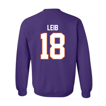 Clemson - NCAA Men's Soccer : Matthias Leib - Classic Shersey Crewneck Sweatshirt-1