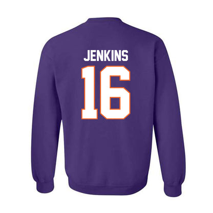Clemson - NCAA Women's Soccer : Jolie Jenkins - Classic Shersey Crewneck Sweatshirt-1