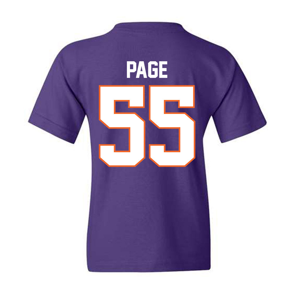 Clemson - NCAA Football : Payton Page - Classic Shersey Youth T-Shirt