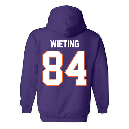 Clemson - NCAA Football : Avery Wieting - Classic Shersey Hooded Sweatshirt-1
