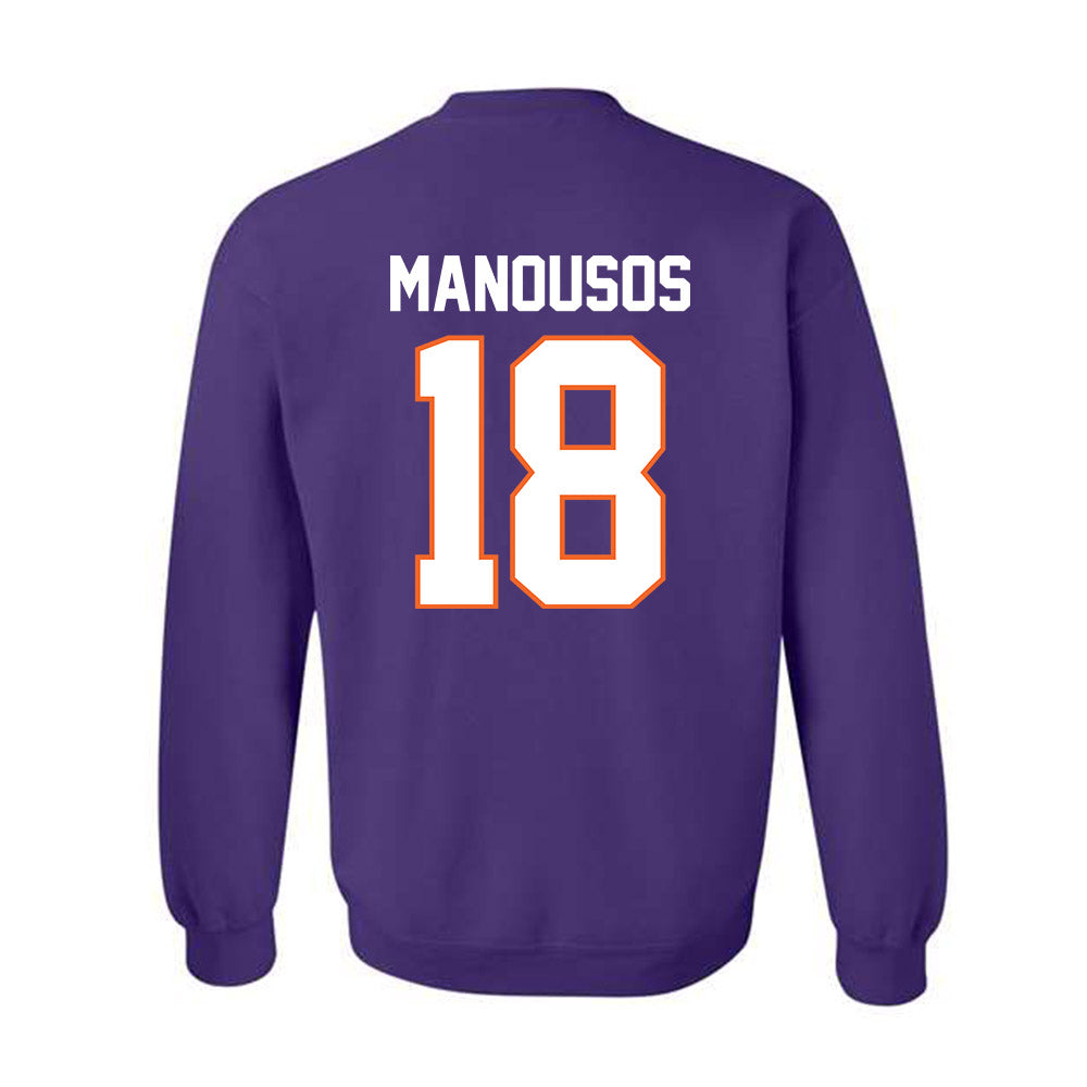 Clemson - NCAA Women's Soccer : Maria Manousos - Classic Shersey Crewneck Sweatshirt-1