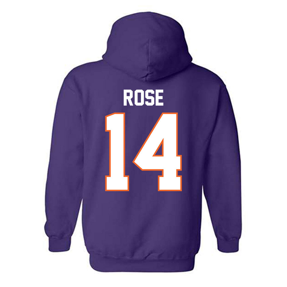 Clemson - NCAA Women's Basketball : Rachael Rose - Classic Shersey Hooded Sweatshirt-1