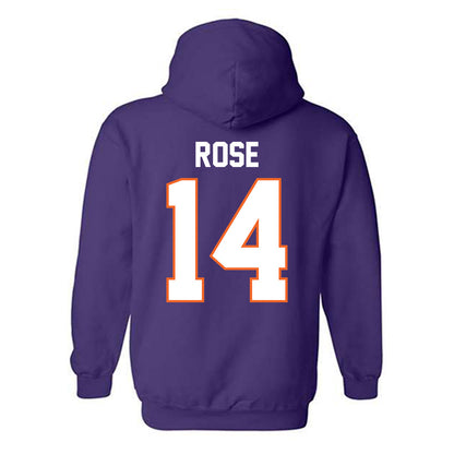 Clemson - NCAA Women's Basketball : Rachael Rose - Classic Shersey Hooded Sweatshirt-1