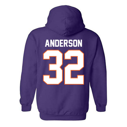 Clemson - NCAA Football : Jamal Anderson - Classic Shersey Hooded Sweatshirt