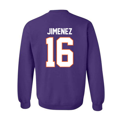 Clemson - NCAA Men's Soccer : Mason Jimenez - Classic Shersey Crewneck Sweatshirt-1