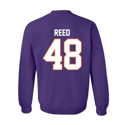 Clemson - NCAA Football : Charlie Reed - Classic Shersey Crewneck Sweatshirt-1